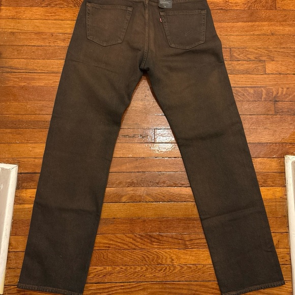Men’s Levi’s 501 Straight-Leg Brown faded Jeans size 34/34 - Picture 8 of 12